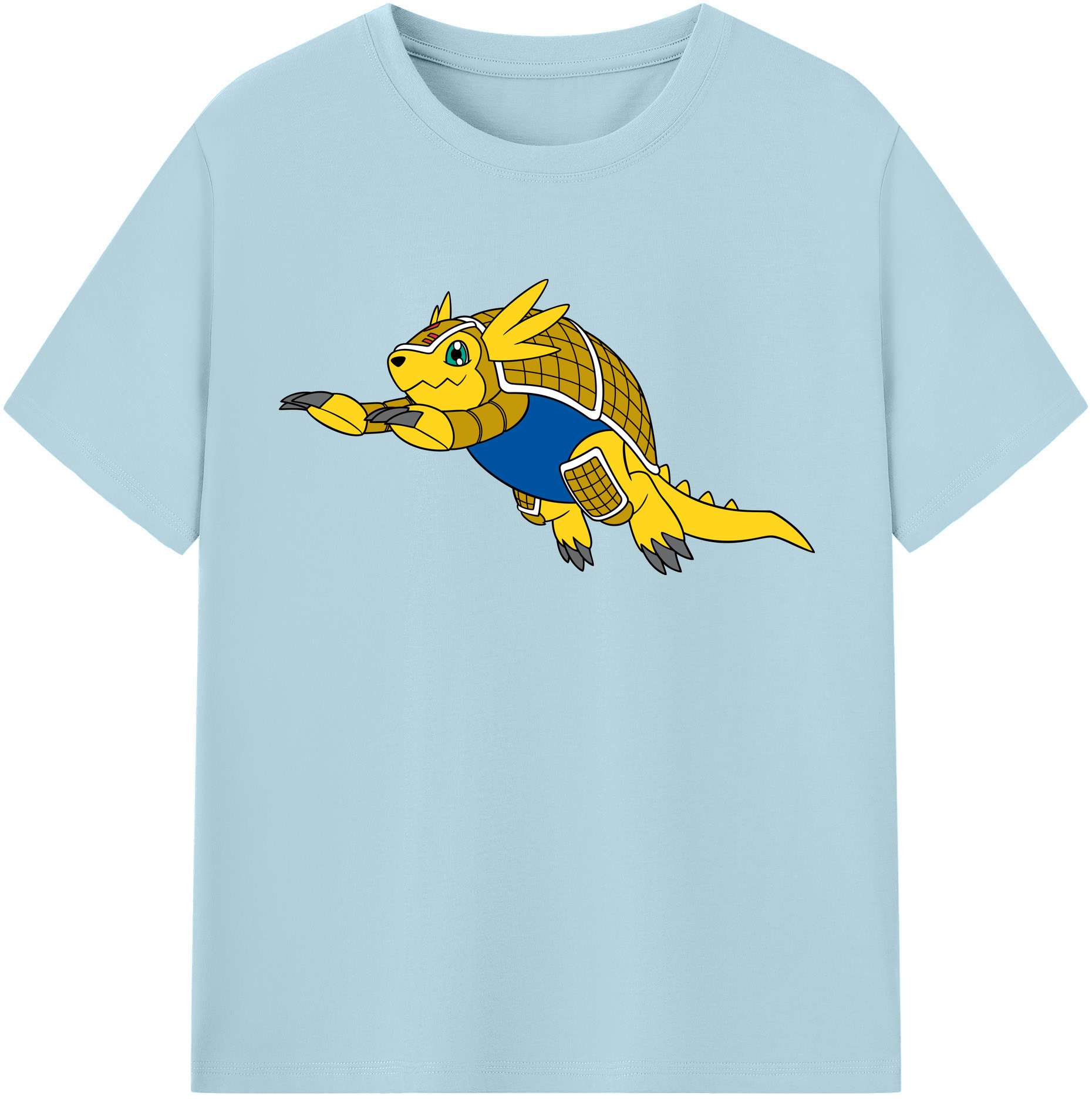 （画像用） Digimon デジタルモンスター/デジモン 綿100％半袖Tシャツ（フロントプリント）